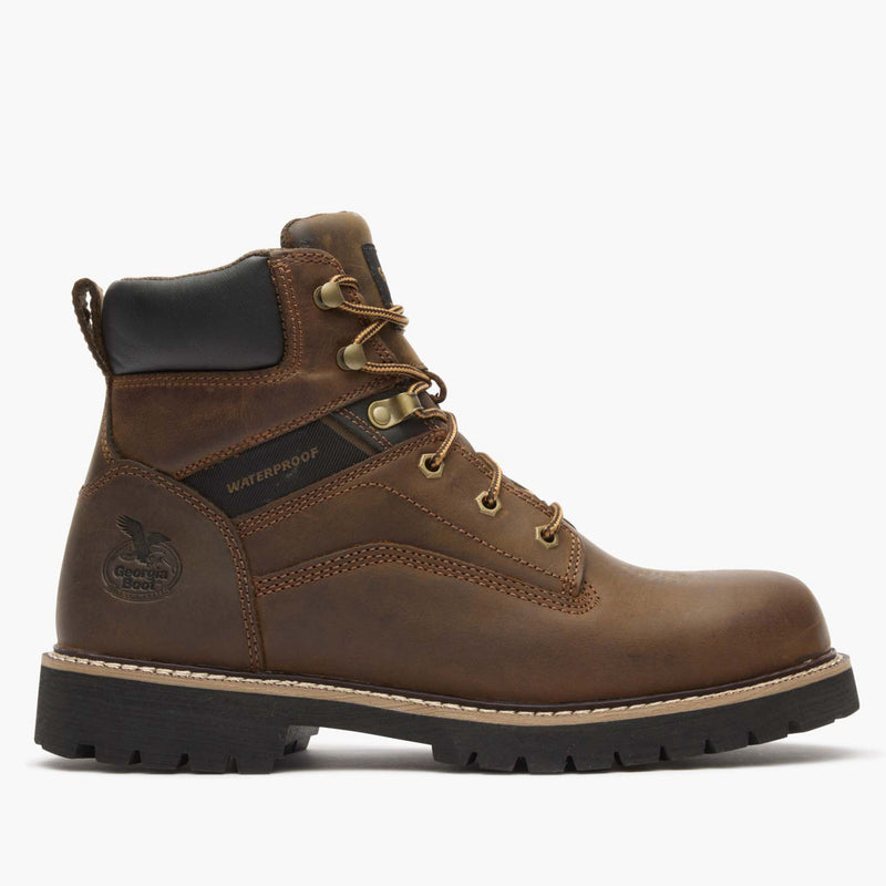 Georgia Boot Men's Core 37 Waterproof Work Boot - profile