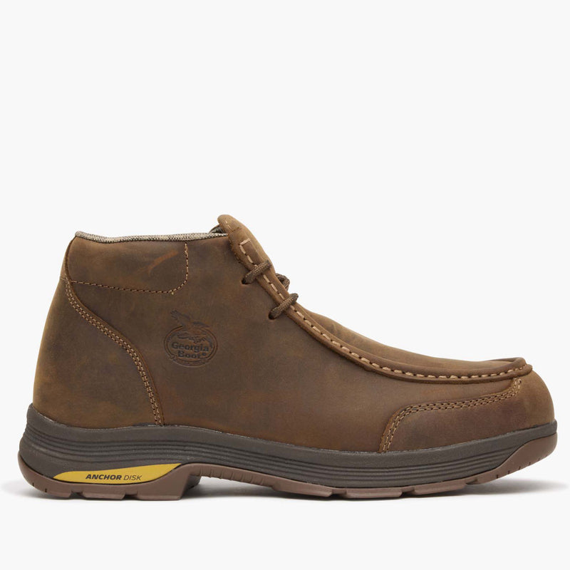 Georgia Boot Men's Athens SuperLyte Alloy Toe Waterproof Wallabe - profile