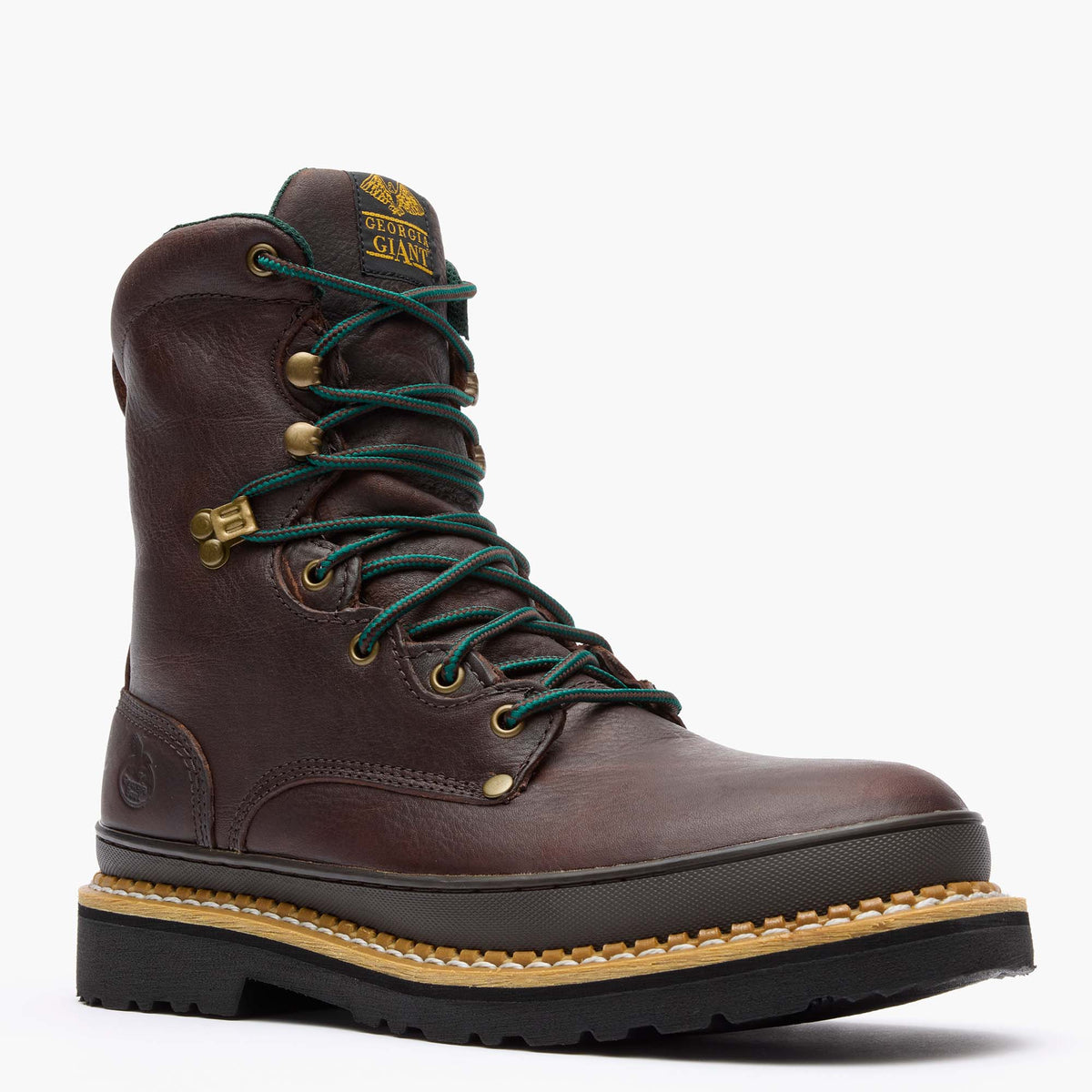 Georgia Giant 8" Soggy Brown Steel Toe Work Boot