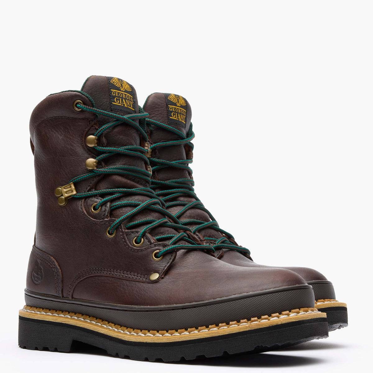 Georgia Giant 8" Soggy Brown Steel Toe Work Boot