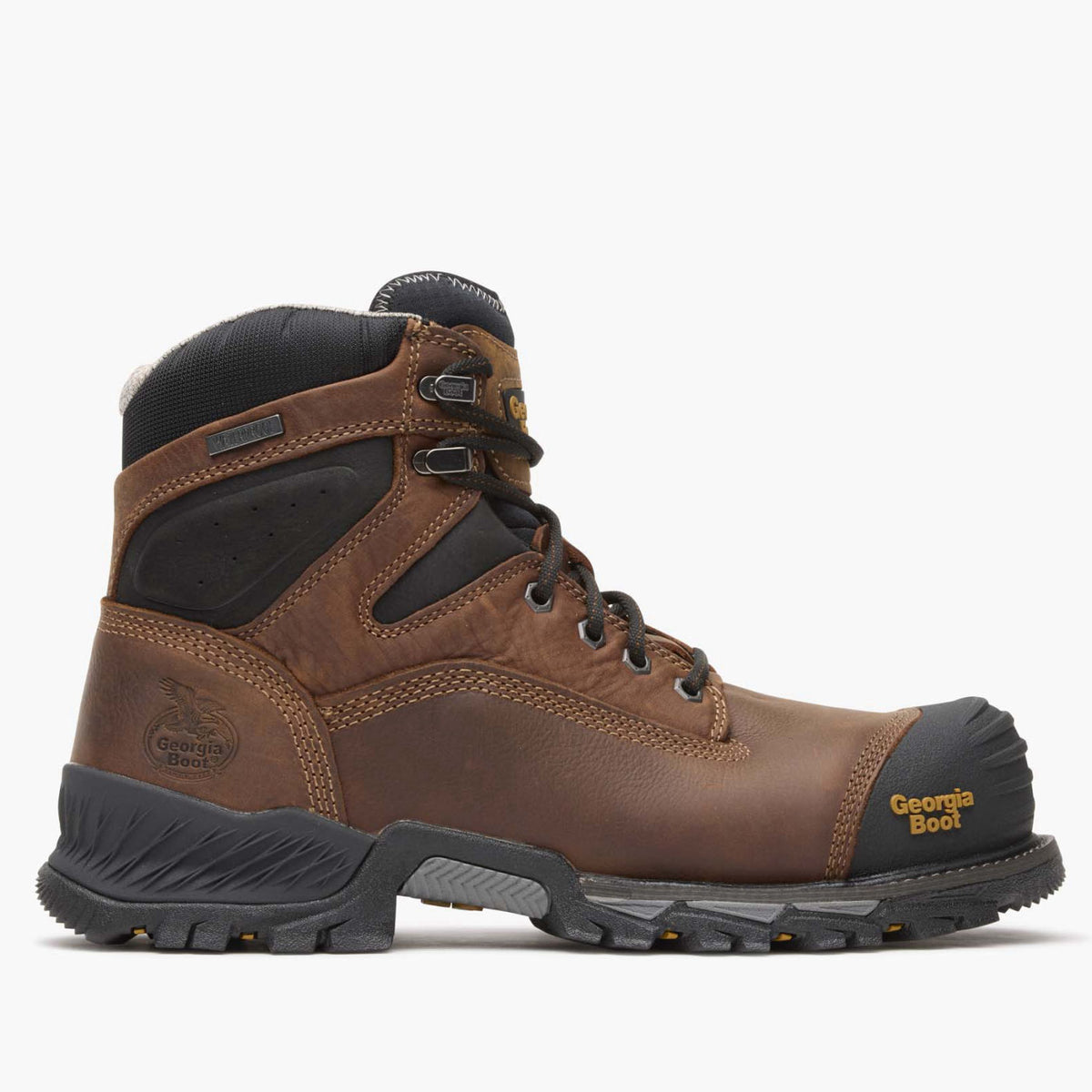Georgia Boot Rumbler Composite Toe Waterproof Work Boot - profile
