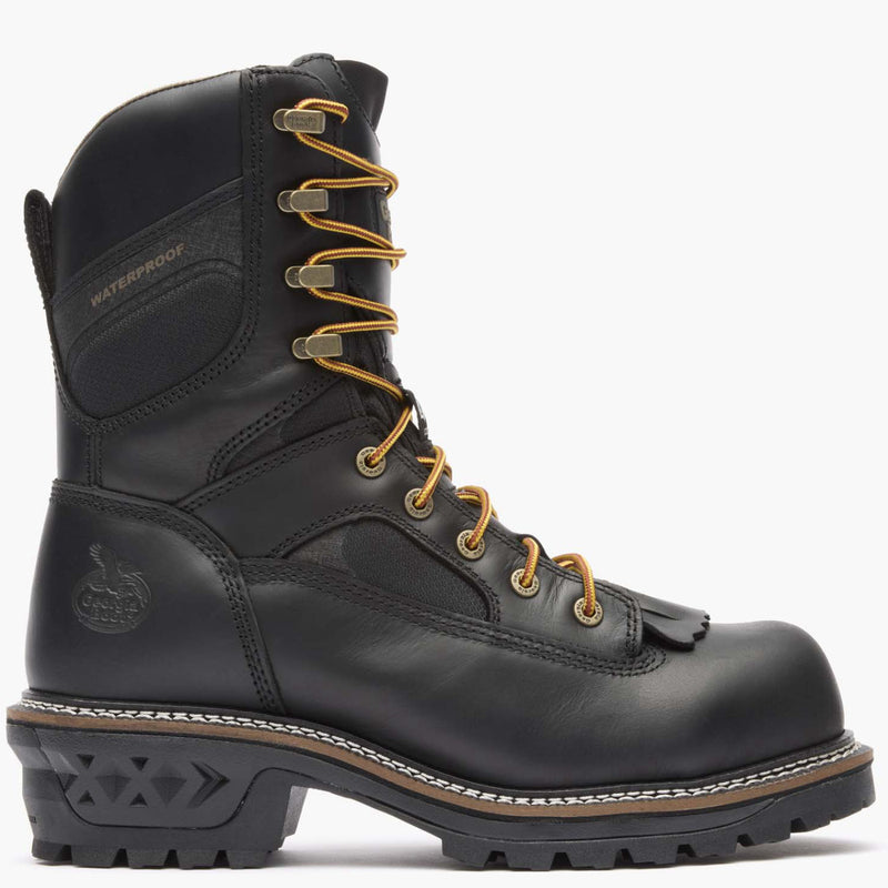 Georgia Boot LTX Logger Composite Toe Waterproof Work Boot - profile