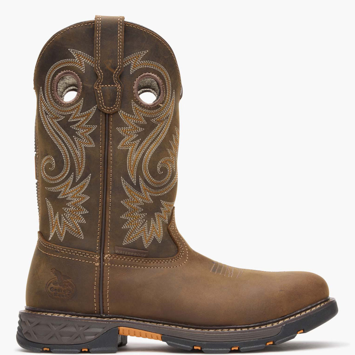 Georgia Boot Carbo-Tec FLX Alloy Toe Waterproof Pull-on Work Boot - profile