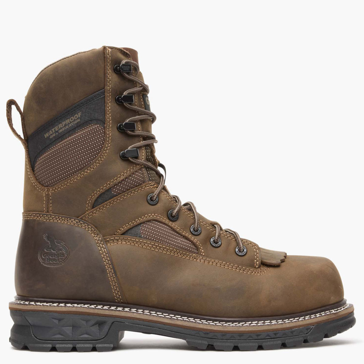 ""Georgia Boot LTX Logger 9"" Composite Toe 400G Insulated Waterproof Work Boot" - profile"